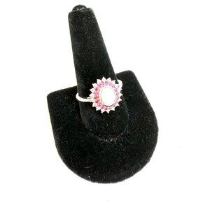 😍"Put a Ring On IT Event" Austrian Opal Double Halo Ring